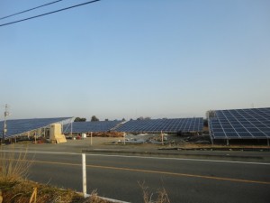 壊れる前の太陽光発電施設